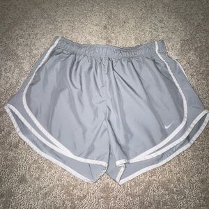 Nike Light Gray Women's Athletic Shorts